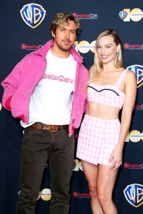 Margot Robbie and Ryan Gosling
CinemaCon Day 2 - Warner Bros. The Big Picture Show, CinemaCon 2023, Las Vegas, Nevada, USA - 25 Apr 2023