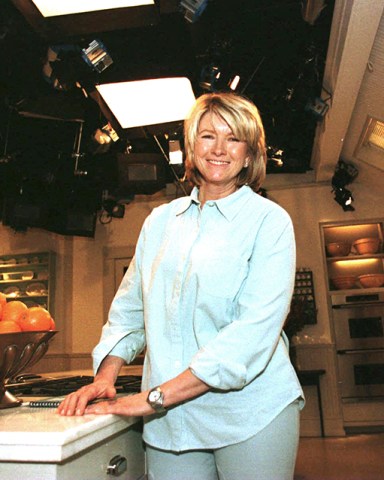 STEWART Martha Stewart, chariman and CEO of Martha Stewart Living Omnimedia, officially opens her new television studio and production facility during a media reception, in Westport, Conn., as she poses in one of the kitchen studios. Stewart is the creator and host of the Emmy Award-winning home living series, which broadcasts every Monday through Friday, as well as a weekend editionMARTHA STEWART STUDIO, WESTPORT, USA