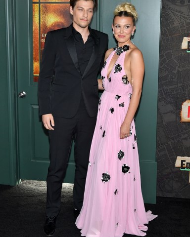 Jake Bongiovi and Millie Bobby Brown
'Enola Holmes 2' film premiere, New York, USA - 27 Oct 2022