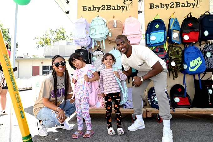Chris And Jada Paul Host Baby2Baby’s Back2School Distribution Event