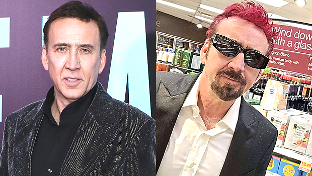 Nicolas Cage Rocks Bright Red Hair In Wild Hair Makeover: Before & After Photos