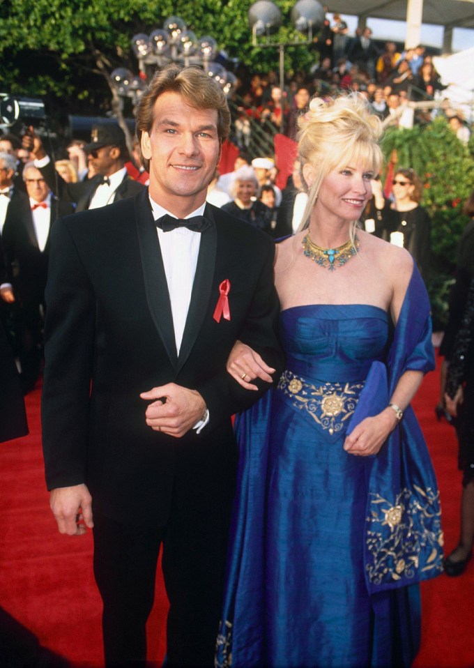 Patrick Swayze & Wife Lisa At The 1992 Oscars