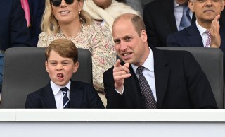 Prince George and Prince William Duke of Cambridge
Platinum Jubilee Pageant, London, UK - 05 Jun 2022
