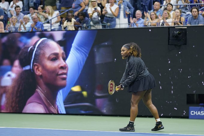 Serena Williams in the moment