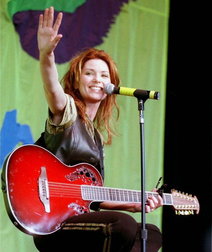 Shania Twain at 1998 Concert