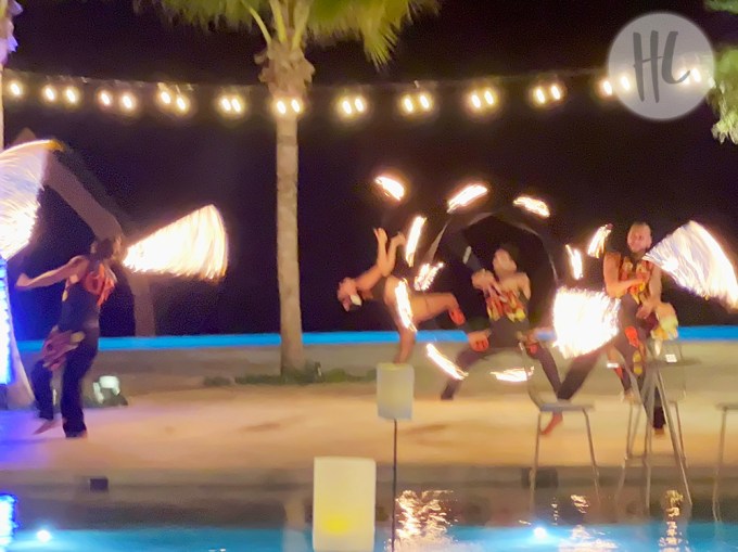 Sheana Shay’s Wedding Featured Fire Dancers