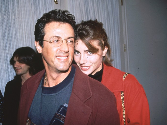 Sylvester Stallone & Jennifer Flavin In 1991