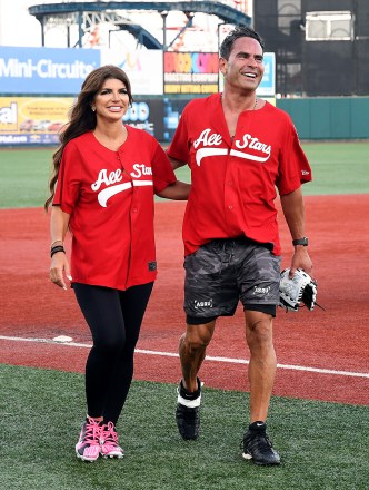 Dolores Catania, Teresa Guidis, Melissa Gorga and more play a charity softball game against the Maimonides All Stars at Maimonides Park on June 29, 2022 in Brooklyn, New York, Image: Teresa Giudice and Luis Ruelas Referee: SPL5322948 300622 by non-exclusive Image : Jackie Brown / SplashNews.com Splash News & Pictures USA: +1 310-525-5808 London: +44 (0)20 8126 1009 Berlin: +49 175 3764 166 photodesk@splashnews.com World Rights