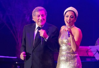 Brussels, GERMANY  - American crooner Tony Bennett announces his battle with Alzheimer's disease. 

Pictured: Lady Gaga and Tony Bennett at a press conference at Brussels city hall before their duet on the Grand-Place, on the occasion of the release of their joint album " Cheek to cheek "in Brussels, Germany. 

**SHOT ON 09/22/2014**

Pictured: Lady Gaga, Tony Bennett

BACKGRID USA 1 FEBRUARY 2021 

BYLINE MUST READ: Best Image / BACKGRID

USA: +1 310 798 9111 / usasales@backgrid.com

UK: +44 208 344 2007 / uksales@backgrid.com

*UK Clients - Pictures Containing Children
Please Pixelate Face Prior To Publication*