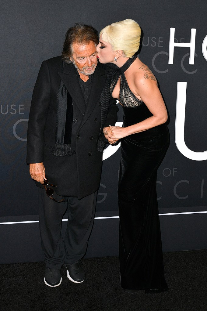 Al Pacino & Lady Gaga at the ‘House of Gucci’ premiere