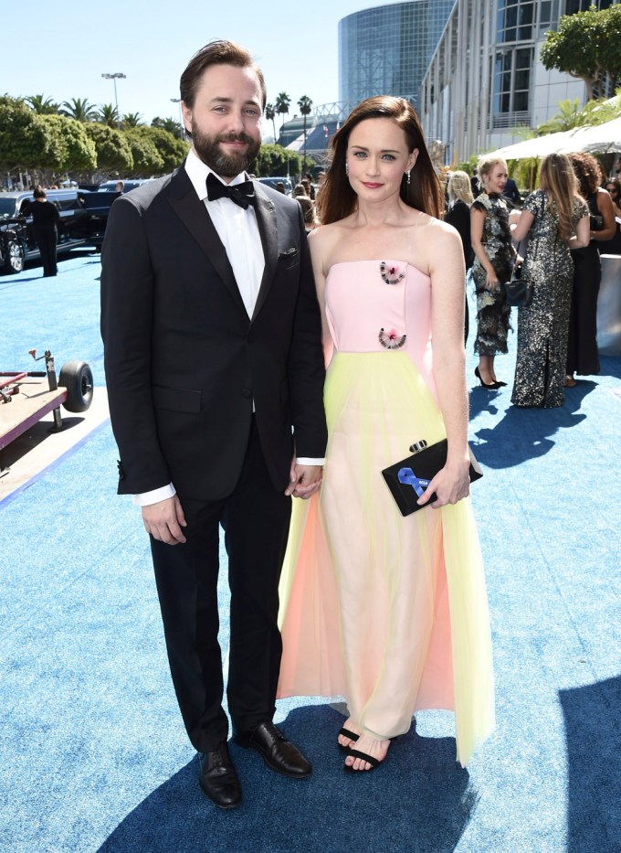 Vincent Kartheiser & Alexis Bledel at the 70th Emmys