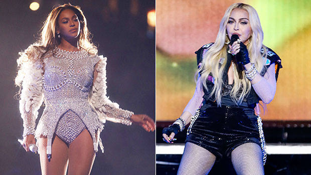 Beyonce & Madonna Pose in Sheer Jeweled Bodysuits To Promote ‘Break My Soul’ Remix