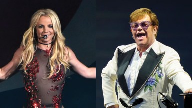 Britney Spears and Elton John