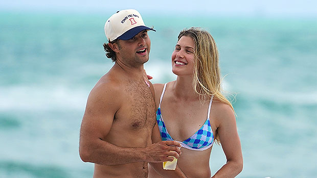 Christie Brinkley’s Son Jack, 27, Snuggles Up To Bikini-Clad Genie Bouchard, 28, At Beach