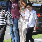 *EXCLUSIVE* Ben Affleck, Jennifer Lopez, and her son Max attend Samuel's school recital