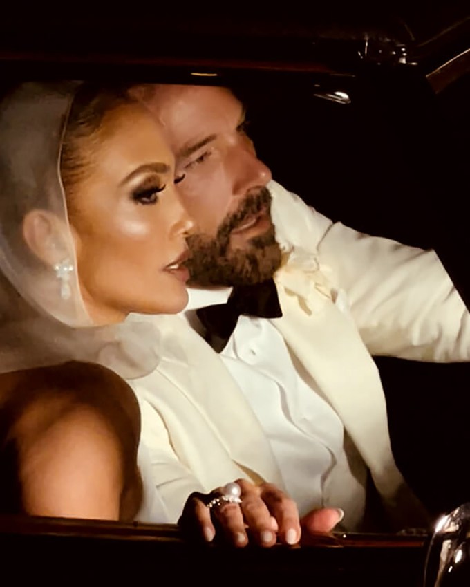 Jennifer Lopez & Ben Affleck’s reception looks