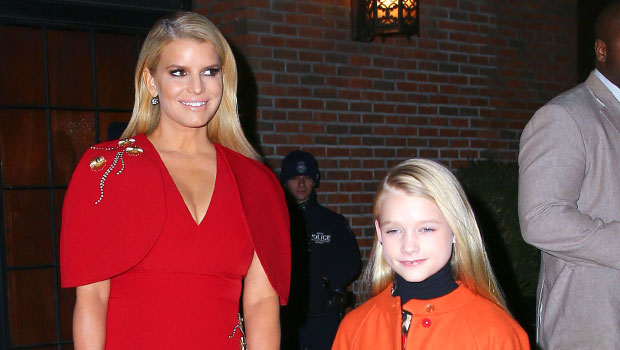 Jessica Simpson Rocks Pink Gown With Daughter Maxwell & Canine At Occasion – League1News