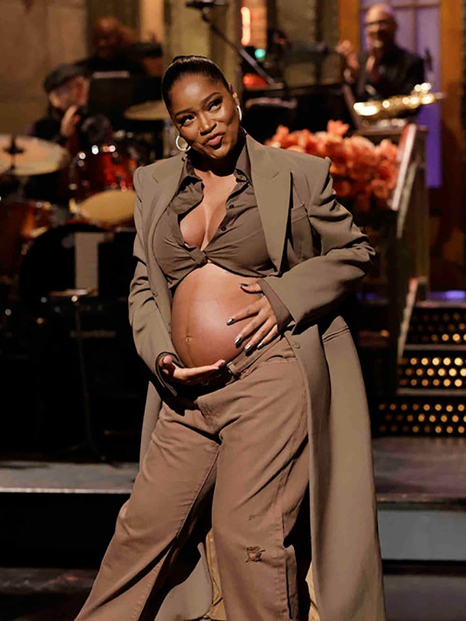 Keke Palmer confirms her pregnancy on ‘SNL’