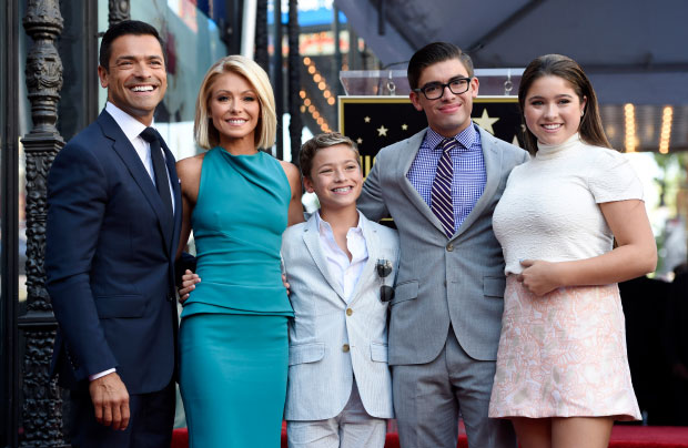 Kelly Ripa & Family