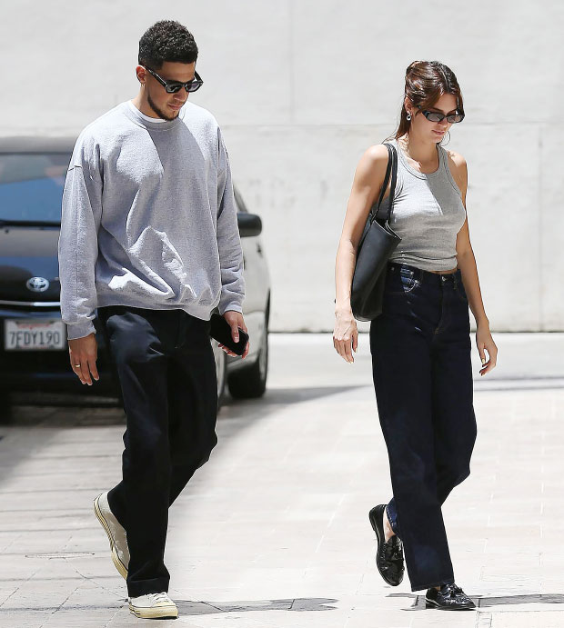 Kendall Jenner & Devin Booker On NYC Date: She Wears Camel Leather