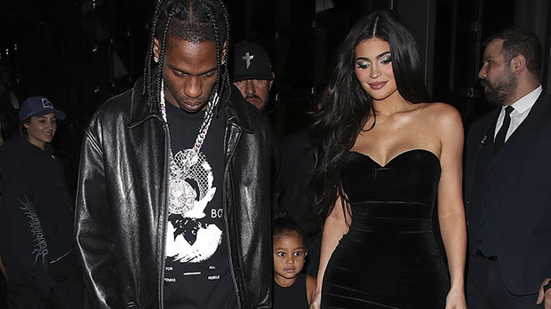 Kylie Jenner & Travis Scott Hold Hands With Stormi In London: Photo ...