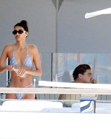 Sardinia, ITALY  - Leonardo DiCaprio pictured with rumored girlfriend English model Neelam Gill spending some time on a luxury yacht during a holiday in Sardinia.Pictured: Leonardo DiCaprio - Neelam GillBACKGRID USA 28 JULY 2023 BYLINE MUST READ: FREZZA LA FATA/MIBA - COBRA TEAM / BACKGRIDUSA: +1 310 798 9111 / usasales@backgrid.comUK: +44 208 344 2007 / uksales@backgrid.com*UK Clients - Pictures Containing ChildrenPlease Pixelate Face Prior To Publication*