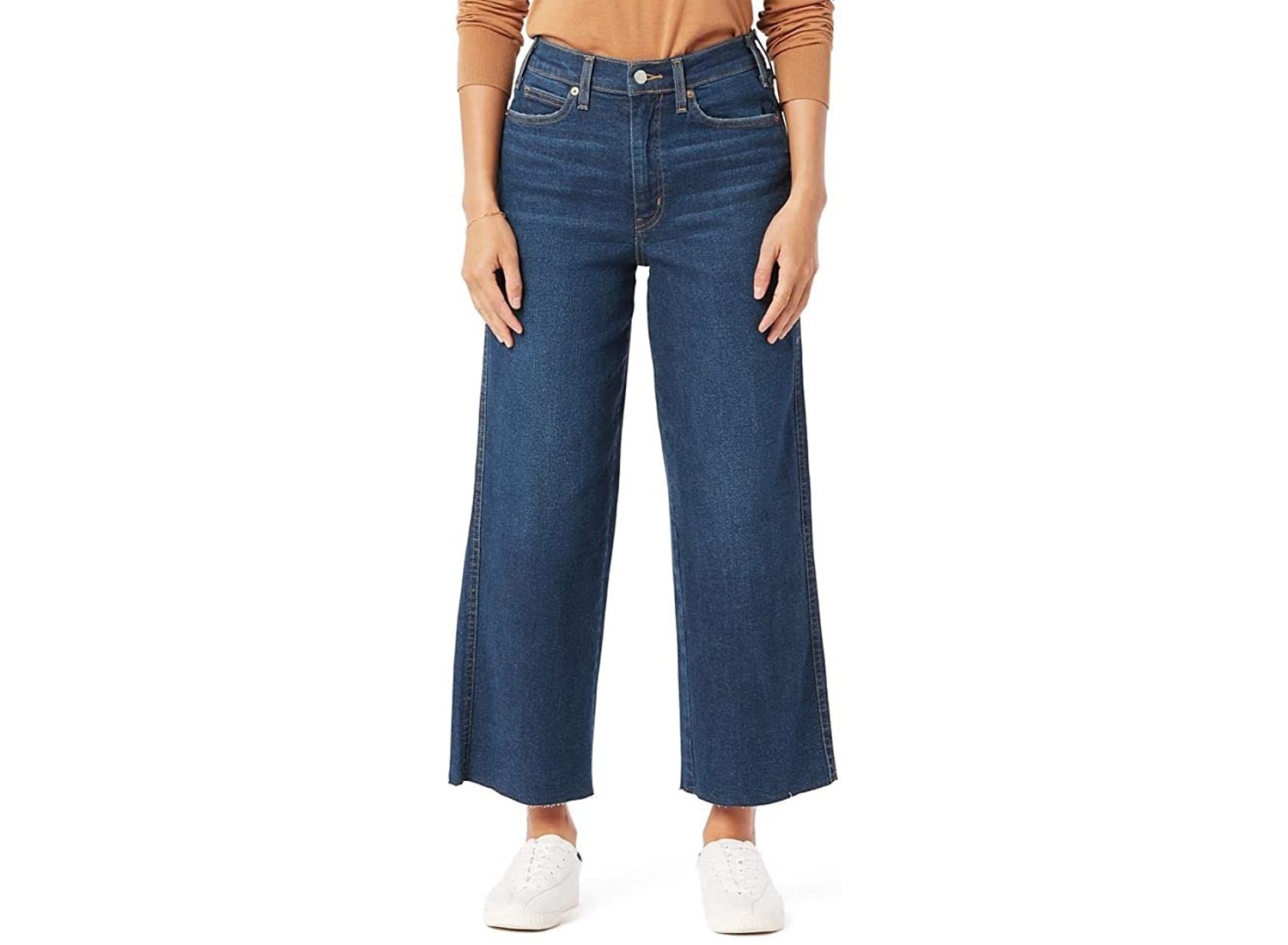 Levi's wide-legged jeans