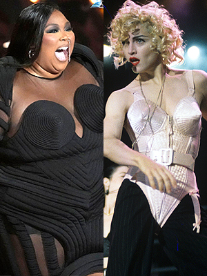 Fashion, Shopping & Style, Lizzo Brings Back Madonna's Iconic Cone Bra  Moment at the MTV VMAs