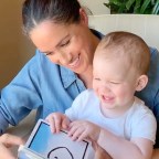Meghan reads to Archie on his 1st Birthday