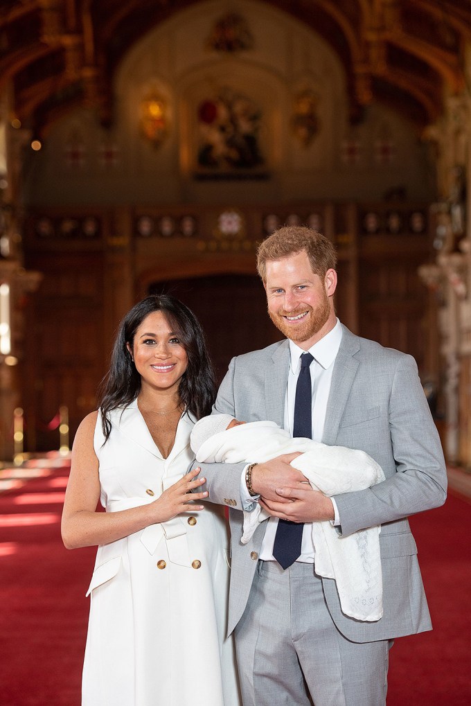 Meghan Markle & Prince Harry with Archie