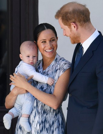 Britain's Prince Harry, The Duke of Sussex and his wife Meghan, Duchess of Sussex, holding her son Archie, meet Archbishop Desmond Tutu and his daughter Thandekaat the Desmond & Leah Tutu Legacy Foundation in Cape Town, South Africa 25 September 2019. The Duke and Duchess of Sussex are on an official visit to South Africa. Founded in Cape Town in 2013, the Desmond & Leah Tutu Legacy Foundation contributes to the development of youth and leadership, facilitates discussions about social justice and common human purposes and makes the lessons of Archbishop Tutu accessible to new generations. It is located in one of Cape Town's oldest buildings and a national landmark, The Old Granary Building.
Duke and Duchess of Sussex Royal tour of South Africa, Cape Town - 09 Sep 2019
