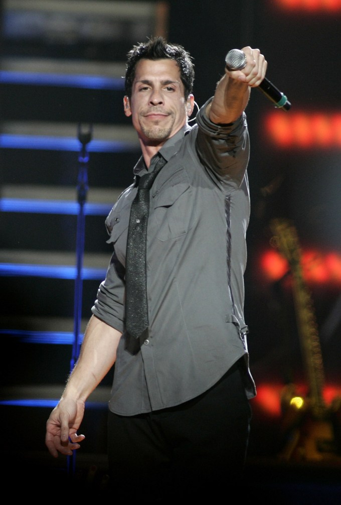 Danny Wood on stage