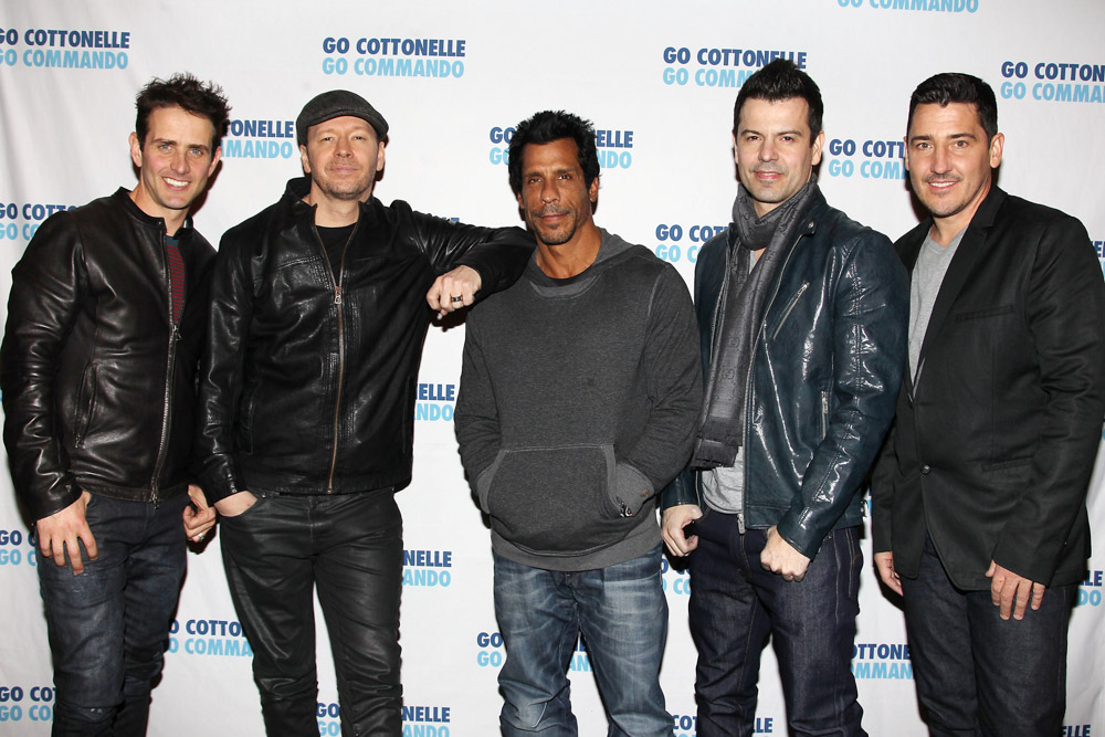 New Kids on the Block perform at the Gramercy Theater, New York, America - 15 Feb 2015