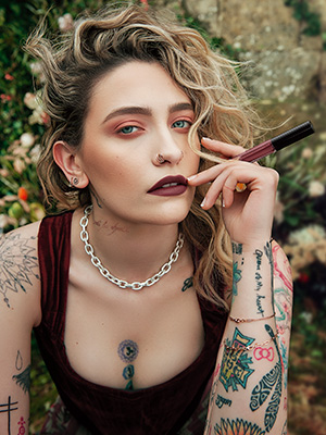 Paris Jackson Talks About KVD Beauty Campaign and Tattooing Herself — Beauty  Interview