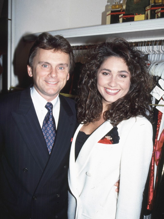 Pat Sajak and Lesly Brown at the Miss USA reception