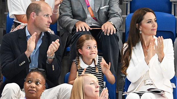 Princess Charlotte Makes Funny Faces At Commonwealth Games: Photos –  Hollywood Life