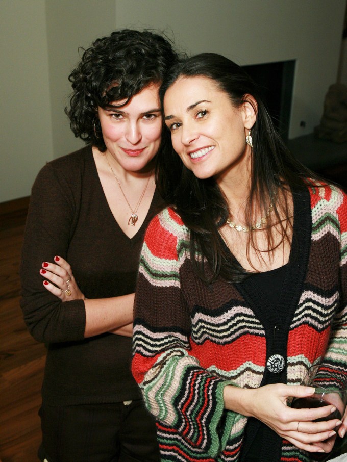 Rumer Willis & Demi Moore At A Jewelry Party In 2006