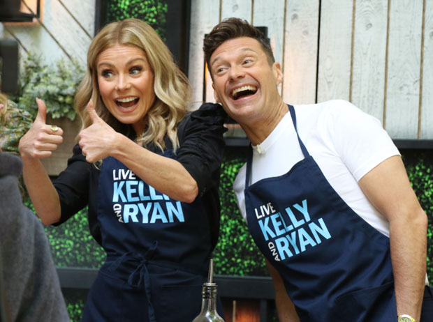 Ryan Seacrest and Kelly Ripa