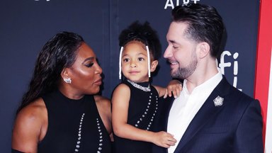 serena williams, olympia ohanian, alexis ohanian