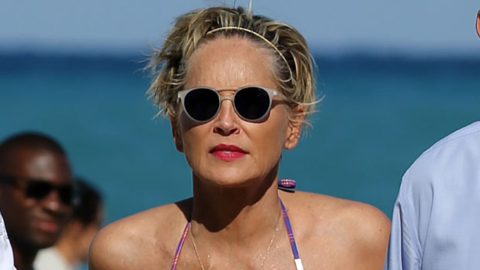 Sharon Stone’s Bikini Selfie Photo Hollywood Life