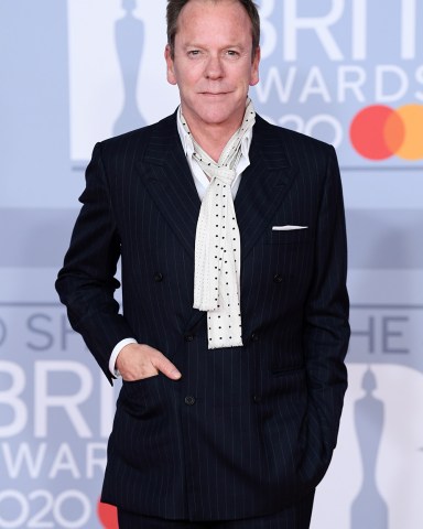 Kiefer Sutherland
40th Brit Awards, Arrivals, The O2 Arena, London, UK - 18 Feb 2020