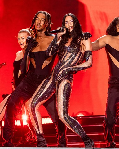 Dua Lipa performs on day two of the Lollapalooza Music Festival, at Grant Park in Chicago
2022 Lollapalooza Music Festival - Day Two, Chicago, United States - 29 Jul 2022