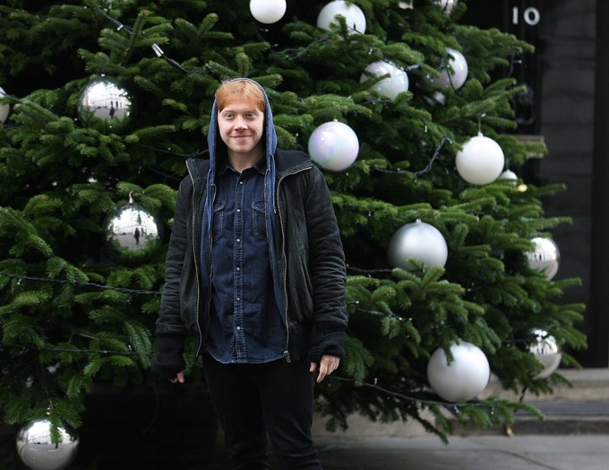 Rupert Grint During Christmas 2013