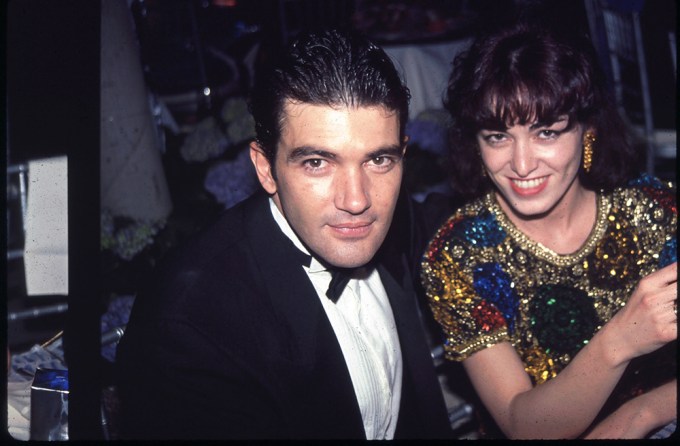 Antonio Banderas & Ana Leza At The 1992 Governor’s Ball