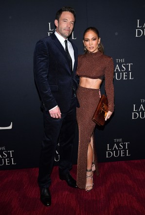 Ben Affleck and Jennifer Lopez
'The Last Duel' film premiere, Jazz at Lincoln Center, New York, USA - 09 Oct 2021