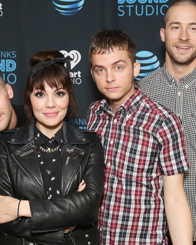 The Interrupters - Justin Bivona, Aimee Allen, Kevin Bivona and Jesse Bivona
The Interrupters visit Radio 104.5, Bala Cynwyd, Pennsylvania, USA - 19 Jul 2019