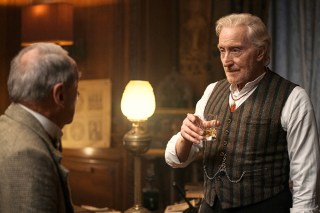The Sandman. (L to R) Bill Paterson as John Hathaway, Charles Dance as Roderick Burgess in episode 101 of The Sandman. Cr. Ed Miller/Netflix © 2022