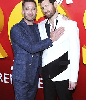 Luke Macfarlane, left, and Billy Eichner attend the premiere of "Bros" at AMC Lincoln Square, in New YorkNY Premiere of "Bros", New York, United States - 20 Sep 2022