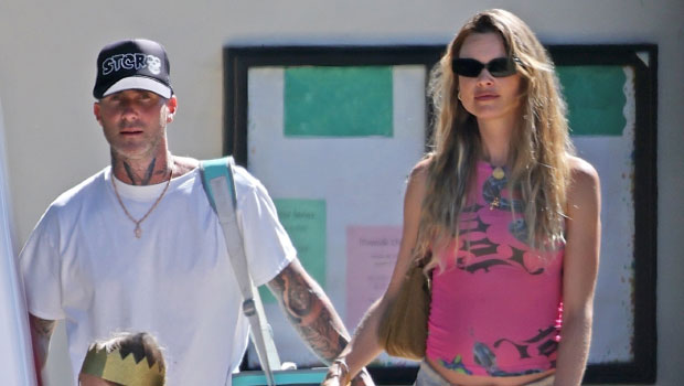 Adam Levine and Behati Prinsloo smile in new photos with their daughter amid flirtation scandal