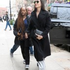 Angelina Jolie And Her Daughter Shopping In New York City